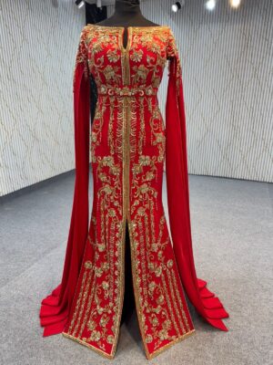 Mraf8935 Caftan with Long Sleeves