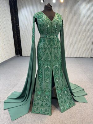 Mraa8977 Caftan with Longue Sleeves