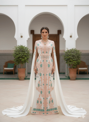 Mraa8931 Caftan with long sleeves